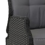 Gardeon 5PC Recliner Chairs Table Sun lounge Wicker Outdoor Furniture - Image 4