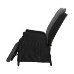 Gardeon Recliner Chairs Sun lounge Wicker Lounger Outdoor Furniture - Image 3