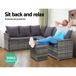 Gardeon Outdoor Furniture Dining Setting Sofa Set Lounge Wicker 9 - Image 3