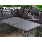Gardeon Outdoor Furniture Dining Setting Sofa Set Lounge Wicker 9 - Image 4