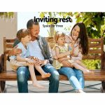 Gardeon Garden Bench Wooden Wagon Chair 3 Seat Outdoor Furniture - Image 10