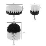 3PCS Drill Scrubber Brush Bristle Bathtub Cleaner - Image 5