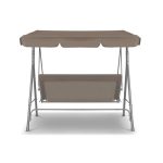 Outdoor Swing Bench Seat Chair Canopy Furniture 3 Seater Garden - Image 10