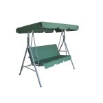 Outdoor Swing Bench Seat Chair Canopy Furniture 3 Seater Garden - Image 3