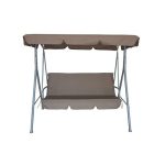 Outdoor Swing Bench Seat Chair Canopy Furniture 3 Seater Garden - Image 8