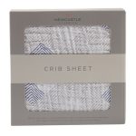 Mountain Peak Cotton Muslin Crib Sheet - Image 2