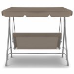 Milano Outdoor Swing Bench Seat Chair Canopy Furniture 3 Seater Garden - Image 5