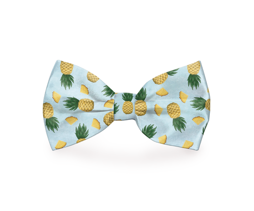 Who_lives_in_a_pinapple_under_the_sea.png Tropic Like It's Hot Pineapple Dog Bow Tie - Image 1