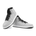 VIPER HIP HOP SHOES High Top Style 55TO Light Gray Sneakers - Image 3