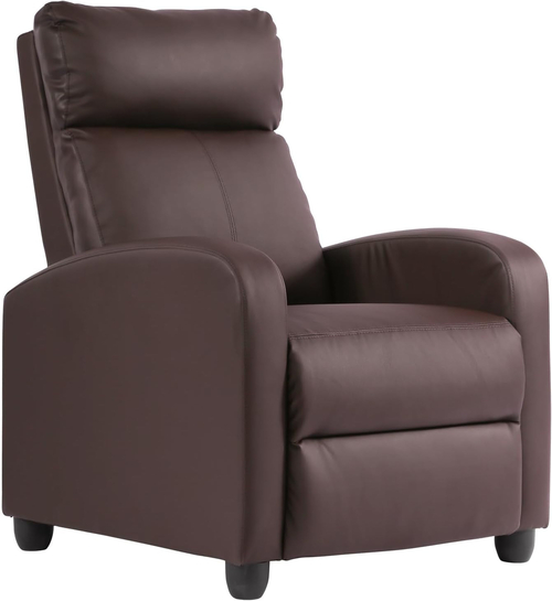 a7117fc07bd0182cfece9cf116beb3bd.jpg Recliner Chair for Living Room,Leather Single Sofa Furniture Home - Image 1