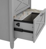 Bush Furniture Key West 2 Drawer Lateral File Cabinet in Cape Cod Gray - Image 3