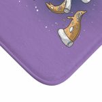 Astronaut Eating Space Pizza Bath Mat - Image 2
