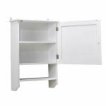 Levede 2 in 1 Bathroom Tallboy Furniture Toilet Storage Cabinet - Image 17