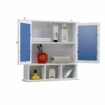 Levede 2 in 1 Bathroom Tallboy Furniture Toilet Storage Cabinet - Image 13