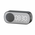 Music Alarm Clocks Mirror FM Radio LED Bluetooth Speaker - Image 4