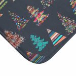 Festive Christmas Tree's Bath Mat Home Accents - Image 3