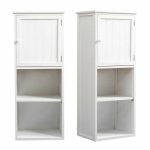 Levede 2 in 1 Bathroom Tallboy Furniture Toilet Storage Cabinet - Image 7
