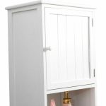 Levede 2 in 1 Bathroom Tallboy Furniture Toilet Storage Cabinet - Image 4