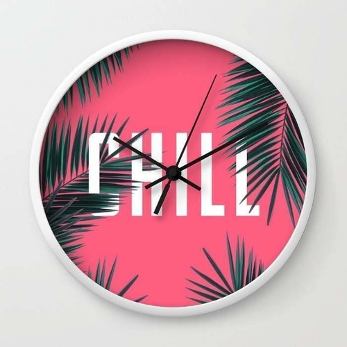 chill-wall-clock-wall-clock-dany-designs-6103577788531.jpg Chill Wall clock - Image 1