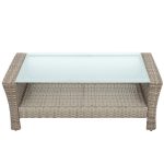 Patio Furniture Set, 4 Piece Outdoor Conversation Set All Weather - Image 11