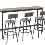 Long Bar Counter Table Set - Image 4