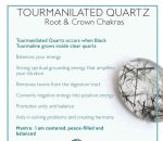 Black Tourmaline Quartz Stretch Bracelet! Natural Crystals & Handmade! - Image 6