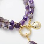 Amethyst Crystal Pendant Necklaces - Image 3