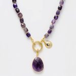 Amethyst Crystal Pendant Necklaces - Image 4