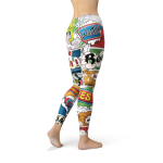 Womens Comic Book Leggings - Image 3