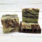 Organic Mint Chocolate Handmade Soap - Image 2