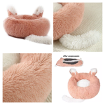 Fast Shipping Plush Pet Bed with Ears and Tail for Cats and Small Dogs - Image 3