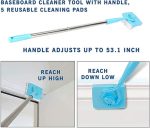 Baseboard Buddy Retractable Household Universal Cleaning Brush Mop - Image 4