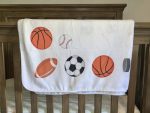 Sports Baby Milestone Blanket- Double Sided for 0-24 Months - Image 2