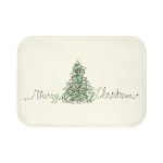 Holiday Christmas Tree Lights Bath Mat Home Accents - Image 2