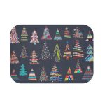 Festive Christmas Tree's Bath Mat Home Accents - Image 2