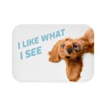 Funny Dog Looking Up Bath Mat - Image 2