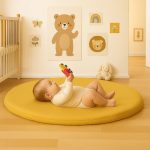 Organic Cotton Activity Mat Havane - Honey - Image 2