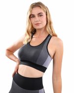 Arleta Seamless Sports Bra - Black - Image 2