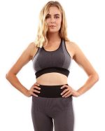 Arleta Seamless Sports Bra - Black - Image 5