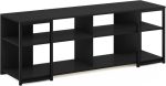 Furniture Entertainment Center Stand with Metal Frame Support for Tvs