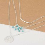 Turquoise Multilayer Necklace - Image 5