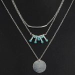 Turquoise Multilayer Necklace - Image 3