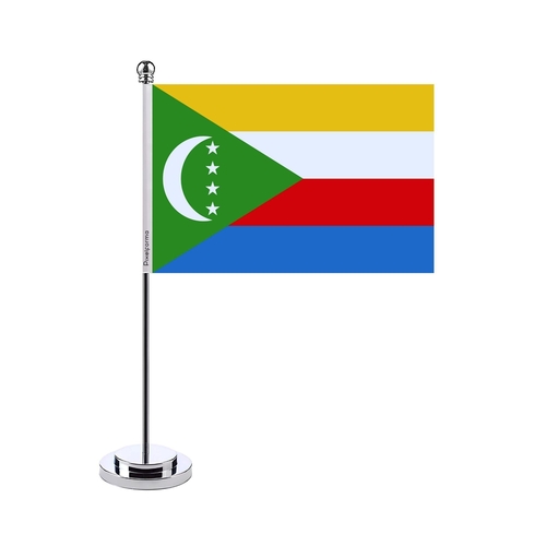 drapeau-bureau-des-comores-pixelforma_67a8ba5f-af6a-4a5f-a0e4-54573320759f.jpg Drapeau bureau des Comores - Image 1
