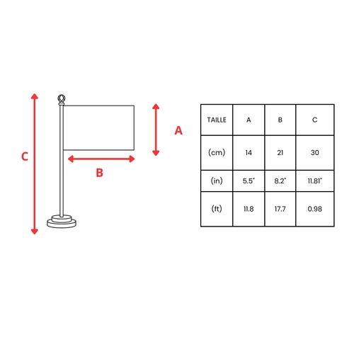 drapeau-bureau-oman-polyester-socle-acier-inoxydable-146.jpg Drapeau bureau d'Oman – Polyester – Socle Acier Inoxydable - Image 1
