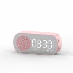 Music Alarm Clocks Mirror FM Radio LED Bluetooth Speaker - Image 7