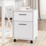 Bush Furniture Key West 2 Drawer Mobile File Cabinet, Rolling File