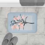 Floral Abstract Bath Mat Home Accents - Image 2