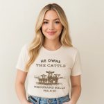 He Owns the Cattle Graphic Tee, Christian Shirt