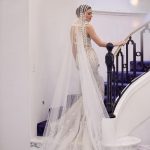 Trailing Yarn Wedding Bridal Veil - Image 5