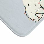 Polar Bear & Christmas Lights Bath Mat Home Accents - Image 3